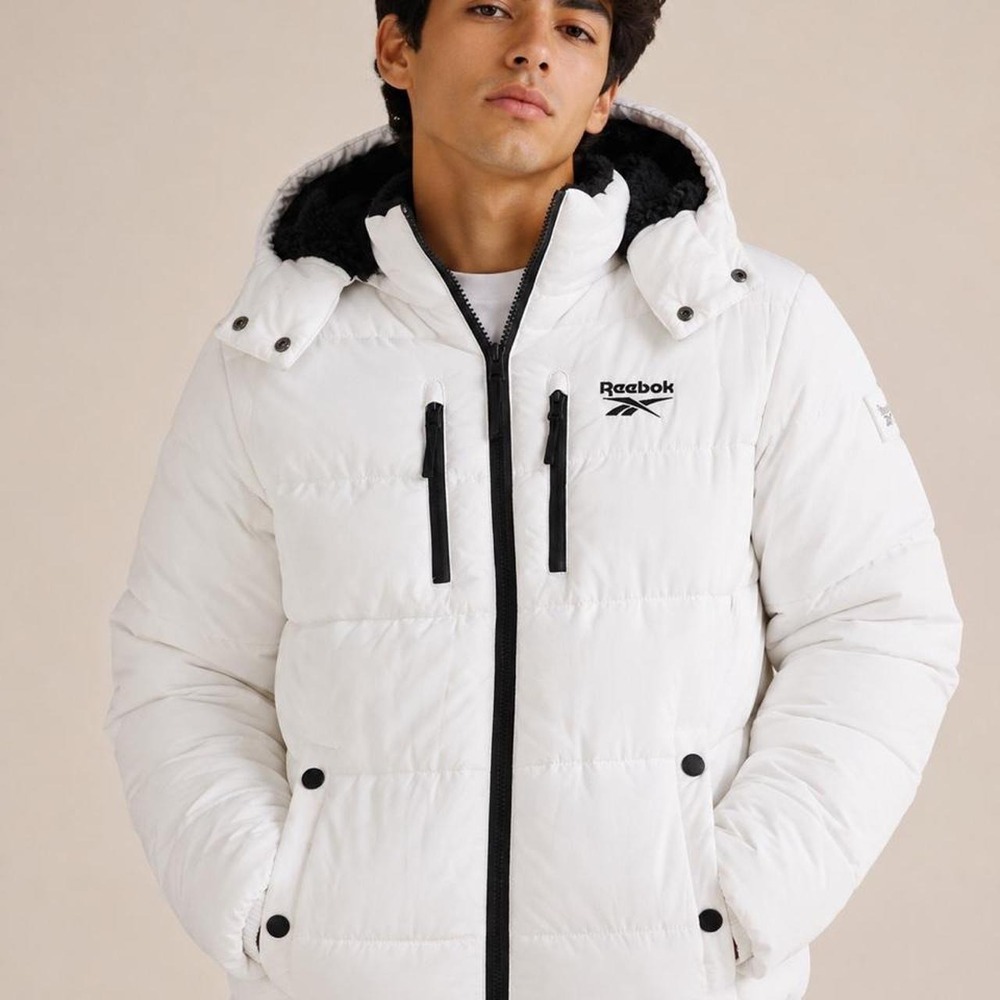 Cozy white Reebok puffer‎ jacket
